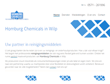 Tablet Screenshot of homburg-chemicals.nl